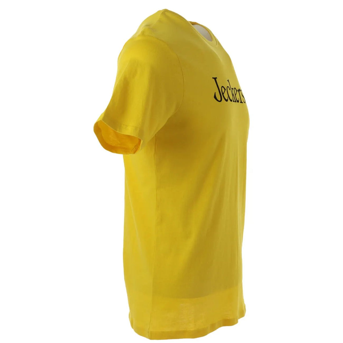 Jeckerson Men's Yellow Cotton T-Shirt