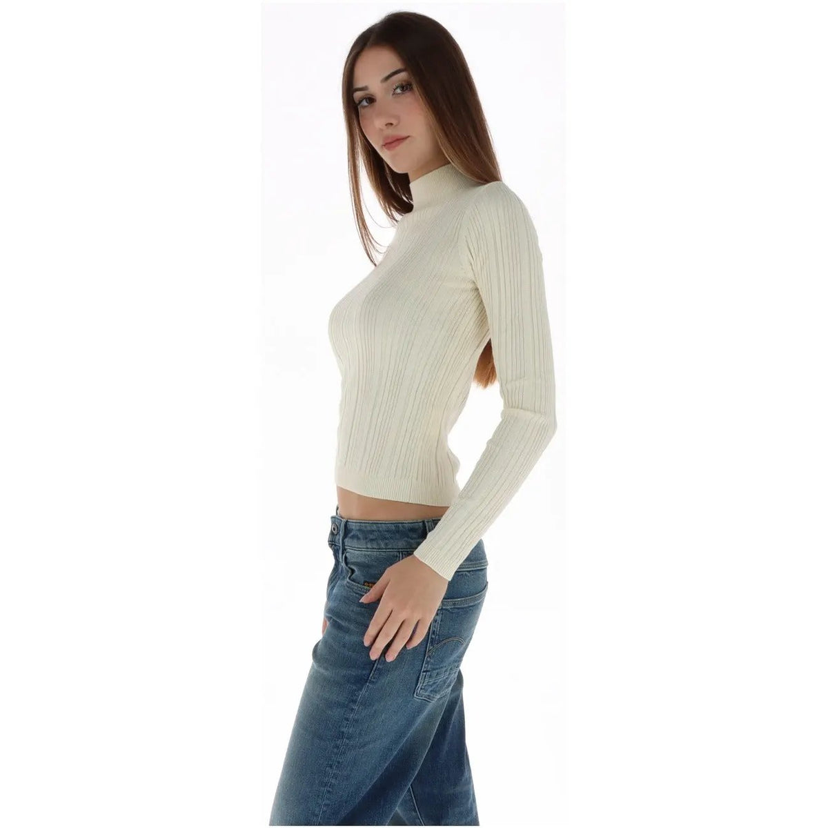 Pepe Jeans Women's White Sweater