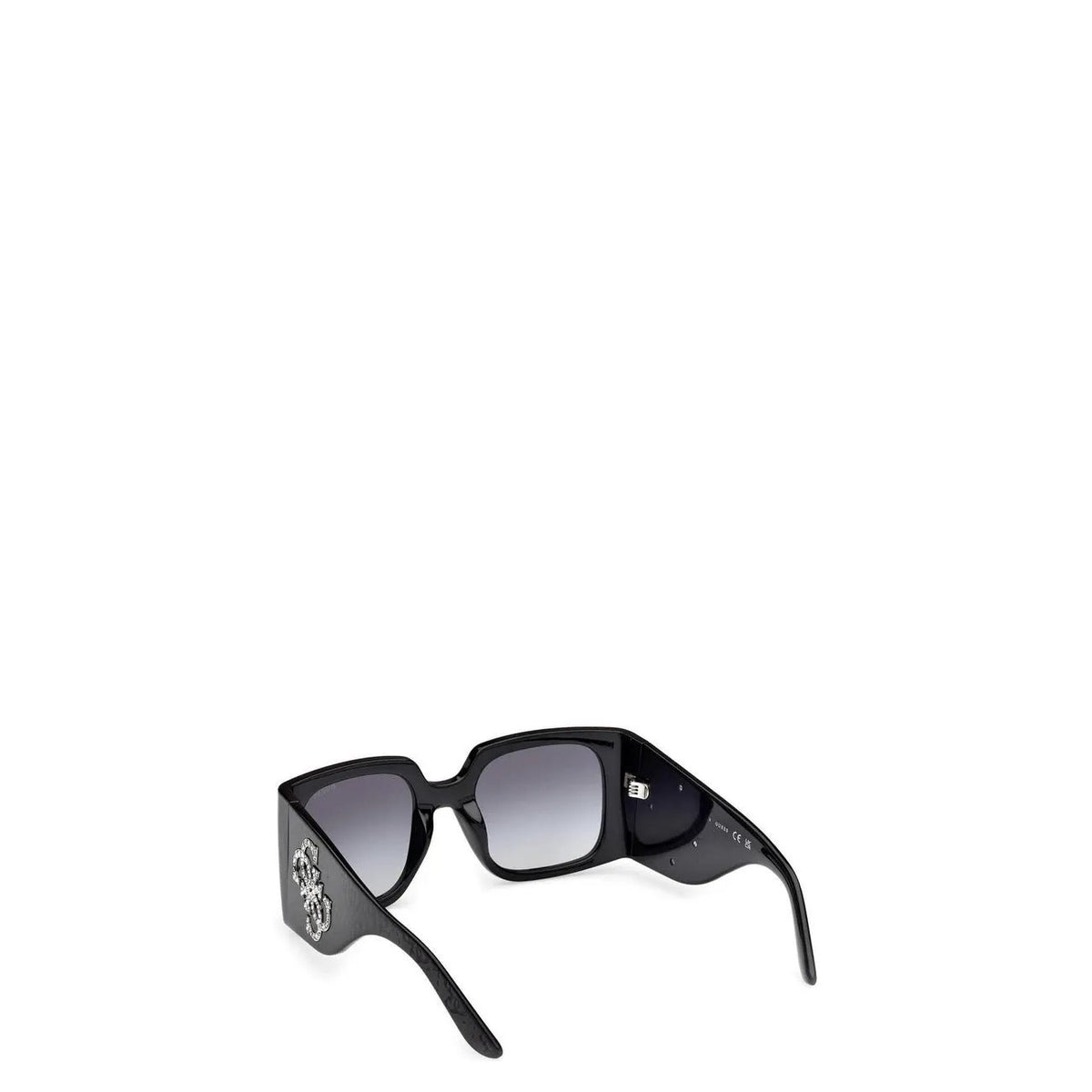 Guess Women's Black Acetate Sunglasses with UV Protection