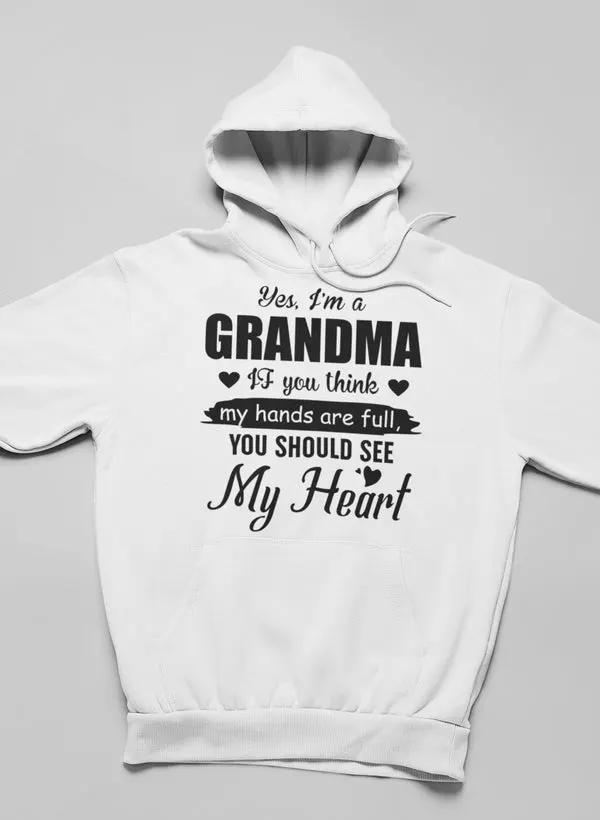 Yes, I Am A Grandma Hoodie by Merch